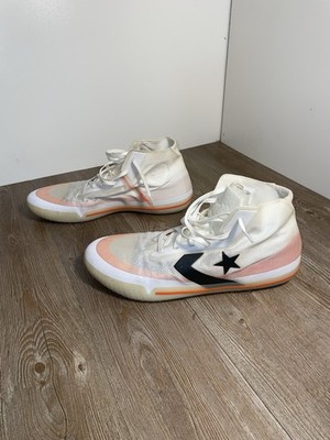 Converse All Star Pro BB Basketball High Top White/Mandarin Size 18 - 165653c