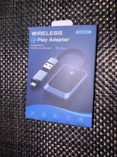 Carplay Wireless Adapter Converts Wired to Wireless BY960H - Black/Silver