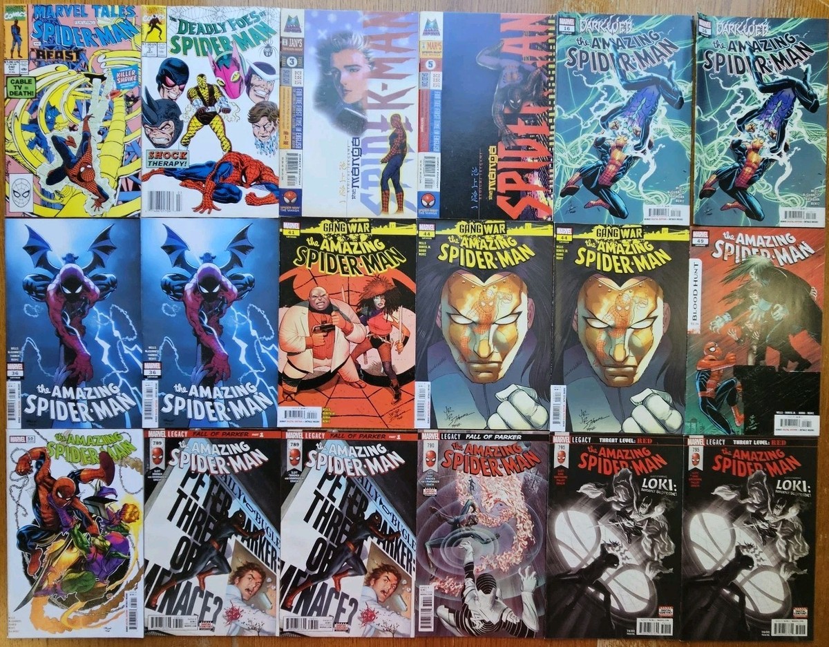 Huge Lot Of 43 SPIDER-MAN Comic Books NEW UNREAD 1990-2024 MARVEL