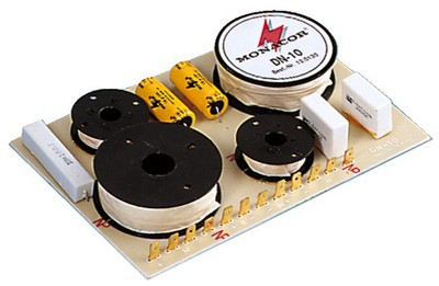 Monacor Frequenzweiche DN-10 3-Wege-Weiche für 8 Ω 100 Watt 270007