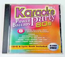 Karaoke Party Power Ballads 80s 16 Track Vol 1 Cd 2004 Madacy