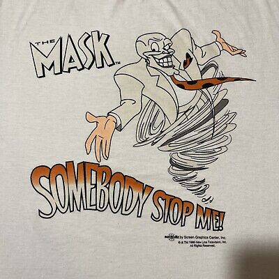 The Mask Jim Carrey Shirt Somebody Stop Me Movie Promo Men The Mask Jim Carrey Shirt Somebody Stop Me Movie Promo Men