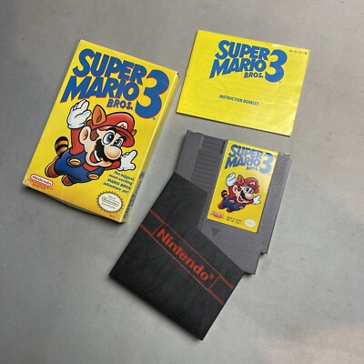 Nes Game Super Mario Bros Rare Super Mario Nintendo NES Game With