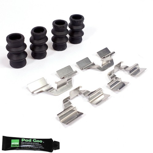 REAR BRAKE PAD FITTING KIT RATTLE SHIMS FITS TOYOTA COROLLA E11 0002