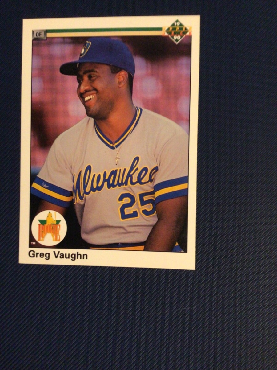 メジャーリーグ　カード　Greg Vaughn 1990 Upper Deck Greg Vaughn Rookie Card | eBay