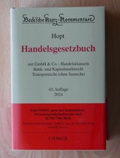 Handelsgesetzbuch, Hopt, 43. Auflage, 2024