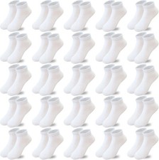 Ankle Socks Kids 25 Pairs Size 4-6 Years Old Unisex