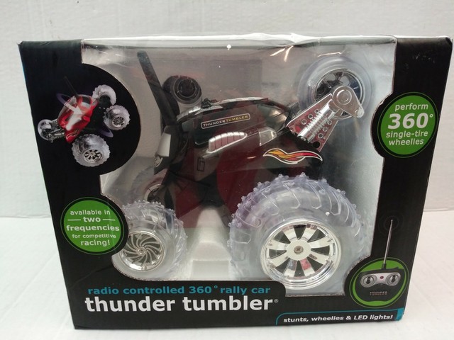 The Black Series Thunder Tumbler Radio Controlled 360 Rally Car Black 49 MHz | eBay