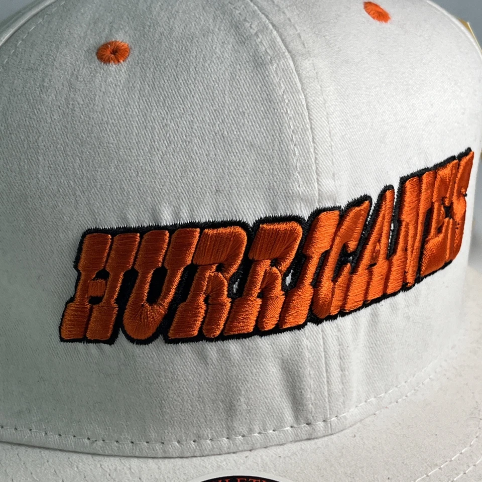 Stall And Dean Miami Hurricanes Fitted Hat 7-3/4 Vintage Rare NWT-dead stock - Image 3 of 4