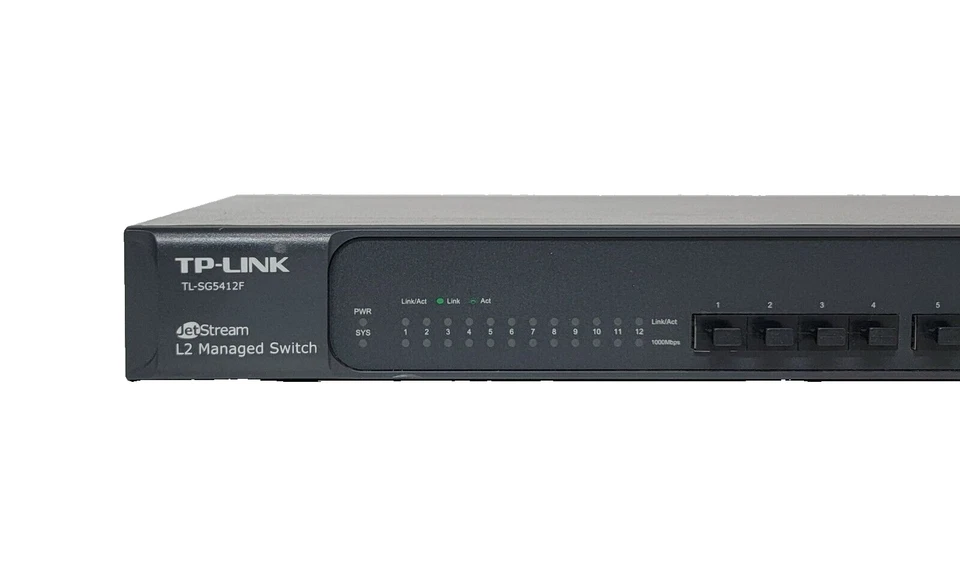 TP-LINK JetStream TL-SG5412F 12-Port L2 Managed Switch - Image 3 of 4