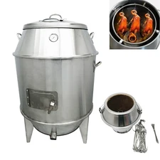 Charcoal Roast Duck Oven Stainless Steel Chicken Turkey Roaster Grill Oven