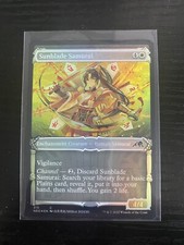 MTG 315 "Sunblade Samurai" [KAMIGAWA] Showcase FOIL Creature Card NM+
