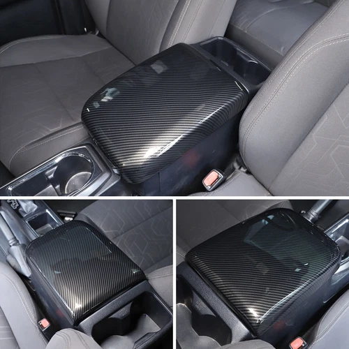 ABS Carbon Fiber Interior Dash Trim Cover Set Fits 2016-2023 Toyota Tacoma - Picture 42 of 44