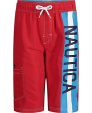 Nautica Little Boys' Striped Swim Short NEW size 6