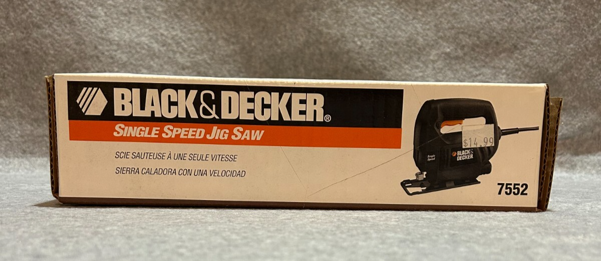 Black and Decker Single Speed Jig Saw Model 7552 for sale online