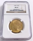 1932 $10 Indian Head Gold Eagle NGC MS 62  015