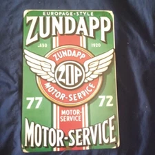 8"X 12" Metal Sign Man Cave Wall Art Oil Garage Bar Gas Station Zundapp Service