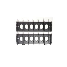 Hubbell x2 Nextframe 3U Horizontal 7-Ring Cable Management Duct Panels HC319CE3N