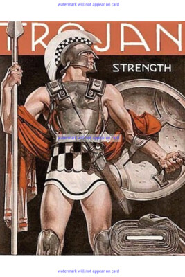 POSTCARD / Joseph LEYENDECKER / Trojan Strength, 1927