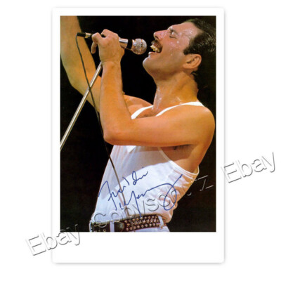 Freddie Mercury -  Autogrammfotokarte [AK2]