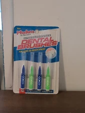 Plackers Dental Brushes, 4 Total, Bendable Toothbrush, 2007 Placontrol