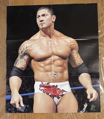 MICHAEL BAUTISTAページ WWE Dave Bautista 21 x 24 Double Sided Wrestling Poster AND WWE
