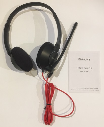 Computer Headphones ~ Bummune BH03 Headset USB connection with PC / MAC - Picture 2 of 7