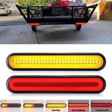 2 Paquete De Barra De Luces Traseras Led Para Remolque De 9"  Parada De Fren...