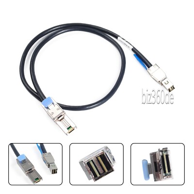 External Mini SAS SFF-8088 to Mini SAS HD SFF-8644 Data Sever Raid Kabel 1M