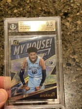 🔥2019 PANINI CLEARLY DONRUSS MY HOUSE GOLD SPARKLE JA MORANT RC BGS 9.5 RARE