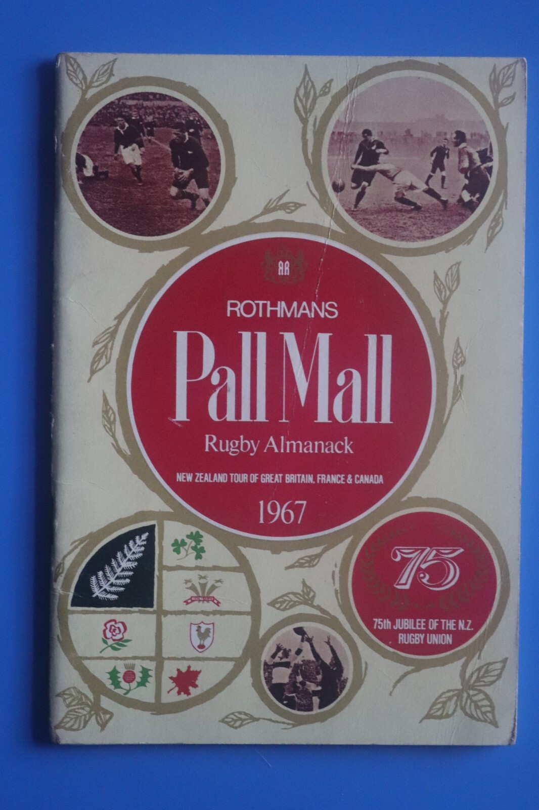 Mall Rugny Pall Mall Rugby Almanack 1967 New Zealand Tour of Great Britain France ...