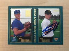 SEAN BURNETT PITTSBURGH PIRATES SIGNED AUTOGRAPHED 2001 TOPPS CARD #359 W/COA 