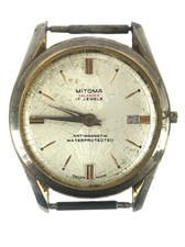 VINTAGE SIXTIES SWISS MENS MITOMA WATCH - 17 JEWEL CALENDAR MOVEMENT