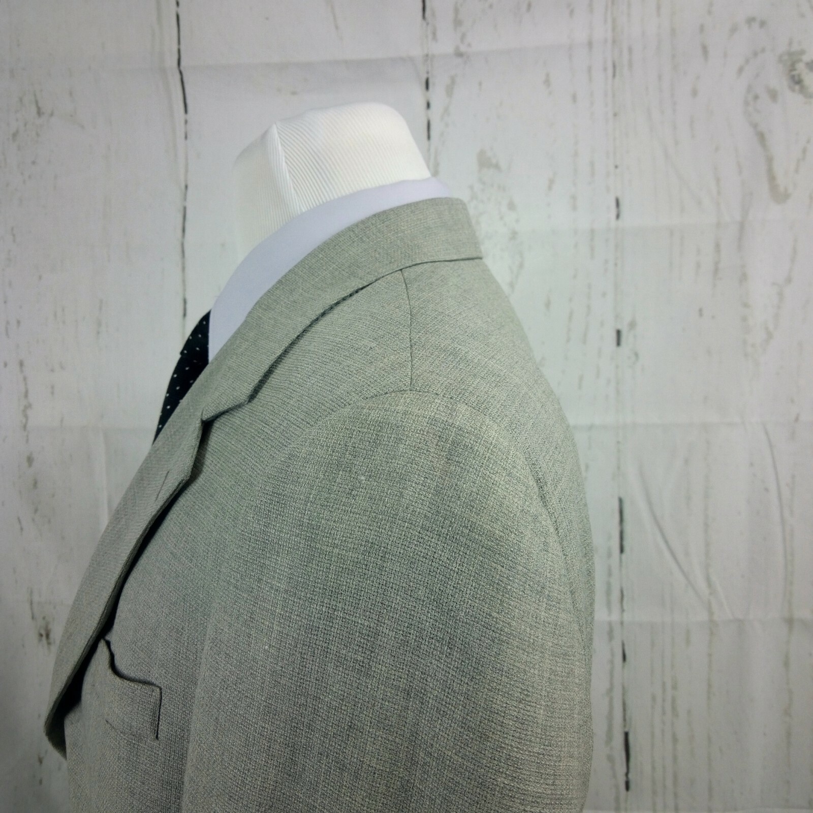 Corbin Dillard's 42L 3 Button Light Gray Suit Bla… - image 3