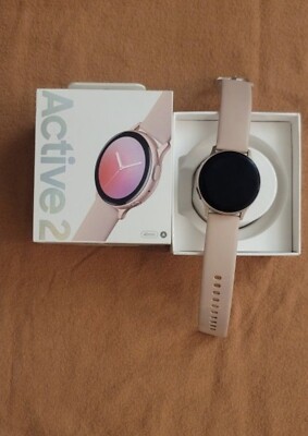 Samsung Galaxy Watch Active2  40mm - Stls Steel Gold For Parts Or Repair 