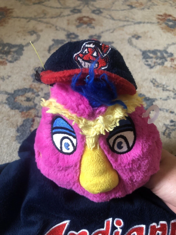 Bolso de Peluche Mascota Indios Cleveland De Colección Chief Wahoo Foto 2 de 4