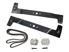 Messer Set Zahnriemen Messerhalter passend Rasentraktoren John Deere Stiga Solo