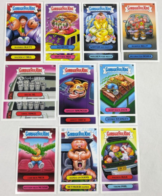 2023 Topps Garbage Pail Kids Go On Vacation DONT MAKE ME PULL THIS CAR OVER Set
