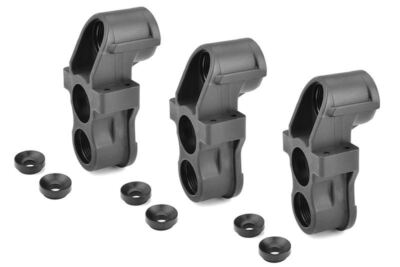 Corally Heavy Duty Steering Blocks (3) - Pillow Ball Cup (6) Front. Composite
