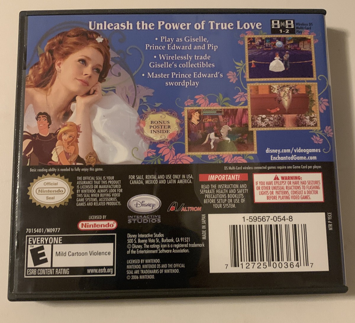 Nintendo DS Disney's Enchanted - Complete 2006 | eBay