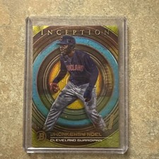 2022 Bowman Inception Jhonkensy Noel 1st Initiation Green Parallel #32/50