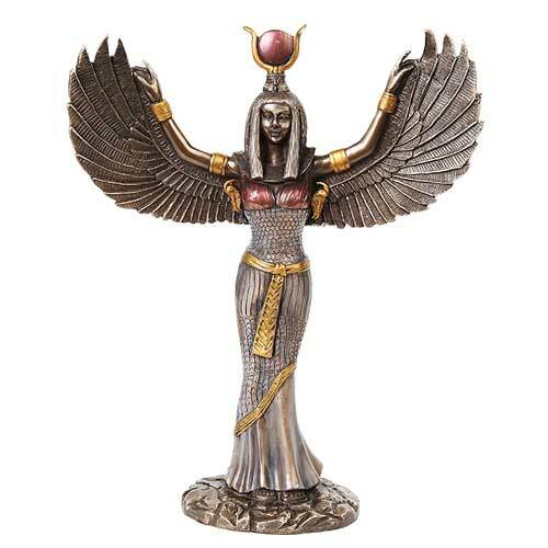 ISIS STATUE 93/4 INCHES Egyptian Goddess Mythology eBay