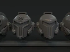 10-20x Space Knight Phobos Commando Helmets