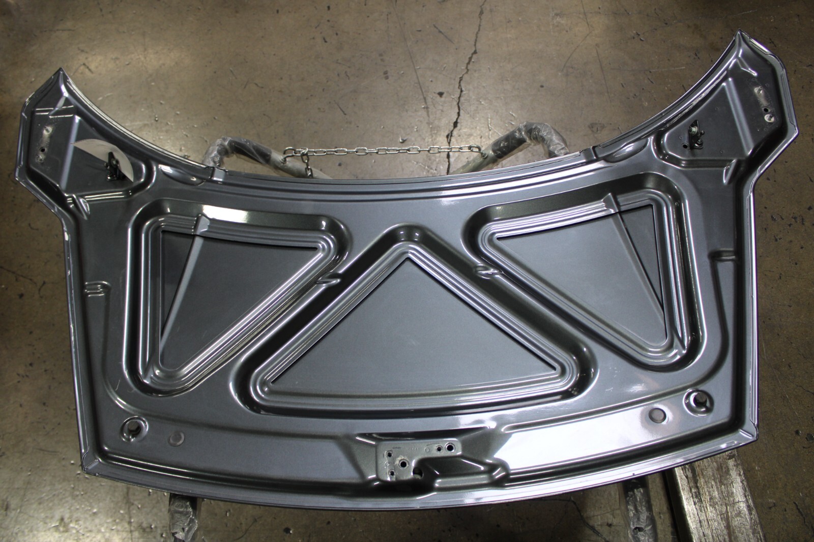 04-08 Lamborghini Gallardo, Front Hood Bonnet, Grey, Used, P/N  400823021A