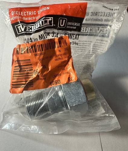 Everbilt 3/4 in. Galvanized Steel MIP x Sweat Dielectric Union