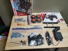 4x4 Off-Road Truck 25 Model Building Set, 443 Pieces, Motorized, All Metal, STEM