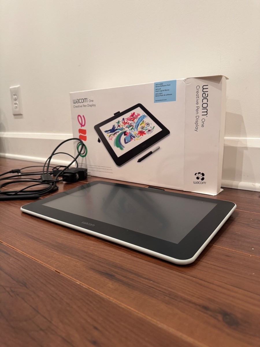Wacom One Creative Pen Display, Used Once - Open Box, 13.3 inches