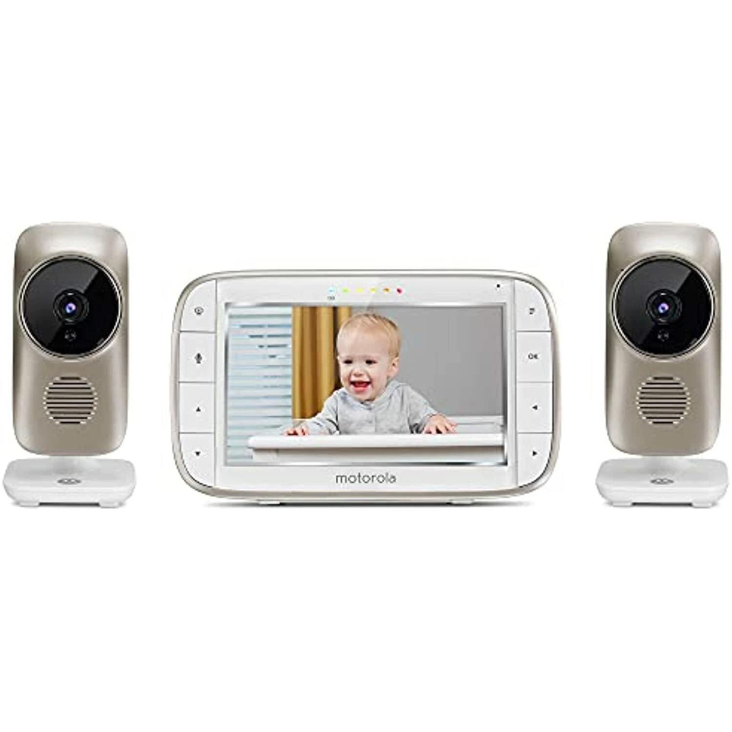 Motorola MBP845CONNECT-2 5" Video Baby Monitor with Wi-Fi Viewing, 2 Cameras,
Opens in a new window 