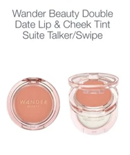 Wander Beauty Double Date Lip and Cheek - Suite Talker / Swipe Tinted Clear Balm