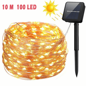 100/10M LED Solar Fairy String Light Copper Wire Outdoor Waterproof Garden Decor 100/10M LED Solar Fairy String Light Copper Wire Outdoor Waterproof Garden Decor